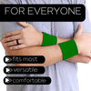 Green Wrist Sweatbands - 6 Pack