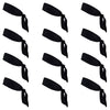 Black Tie Headbands - 12 Pack