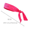 Neon Pink Tie Headband