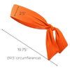 Orange Tie Headband