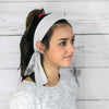 White Tie Headband