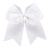 White Clip Hair Bow