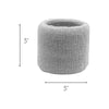Gray Wrist Sweatbands - 2 Pack