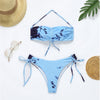 Blue Tie-Dye Swimming Suit