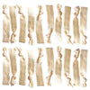 Cream Ribbon Hair Ties - 20 Pack