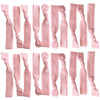 Light Pink Ribbon Hair Ties - 20 Pack