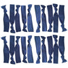 Navy Ribbon Hair Ties - 20 Pack