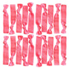 Neon Pink Ribbon Hair Ties - 20 Pack