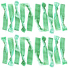 Turquoise Ribbon Hair Ties - 20 Pack