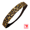 Gold Cheetah Glitter Headband