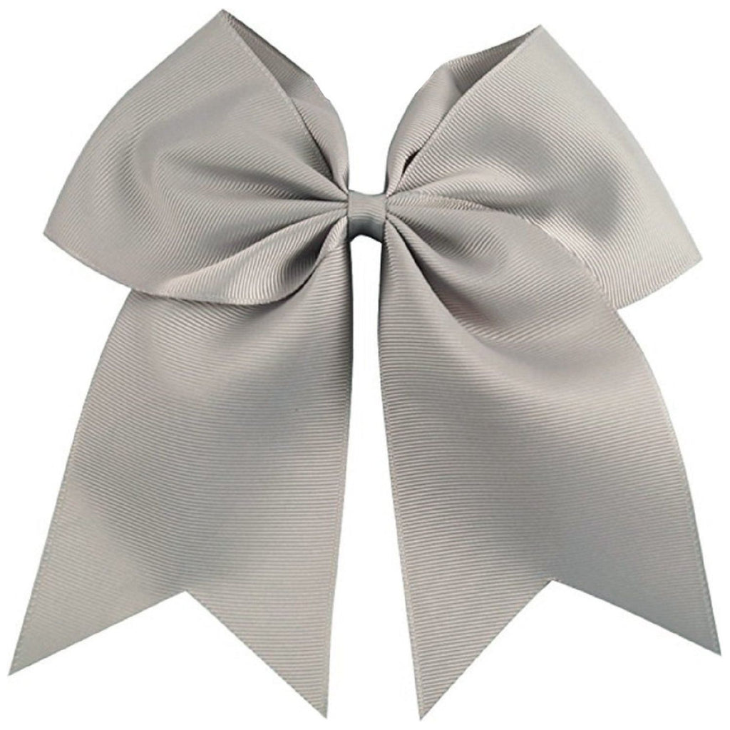 Gray Clip Hair Bow