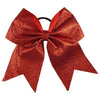 Red Glitter Cheer Bow