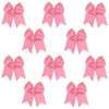 Light Pink Clip Hair Bows - 10 Pack