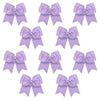 Light Purple Cheer Bows - 10 Pack