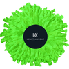 Neon Green Ribbon Hair Ties - 100 Pack