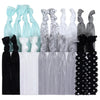 Bridal Lace Ribbon Hair Ties - 20 Pack