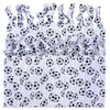 Soccer Ribbon Hair Ties - 20 Pack