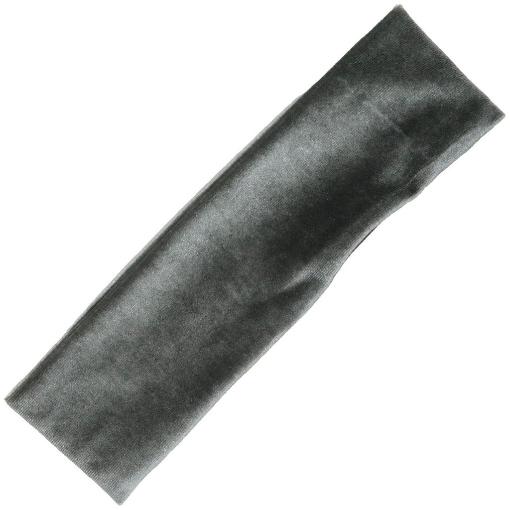 Silver Velvet Headband