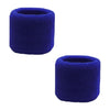 Blue Wrist Sweatbands - 2 Pack