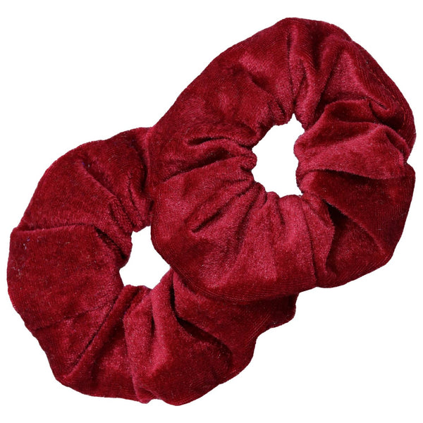 20 pcs maroon scrunchies with spangle bling orders