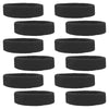 Black Head Sweatbands - 12 Pack