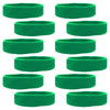 Green Head Sweatbands - 12 Pack