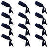 Navy Tie Headbands - 12 Pack