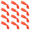 Neon Orange Tie Headbands - 12 Pack
