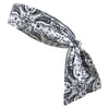 White Bandana Tie Headband