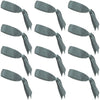 Gray Tie Headbands - 12 Pack