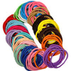 Assorted Hair Elastics - 100 Pack