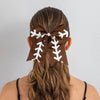 Football Cheer Bow for Girls Large Hair Bows with Ponytail Holder Ribbon