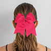 Hot Pink Clip Hair Bows - 10 Pack