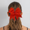 Red Clip Hair Bow