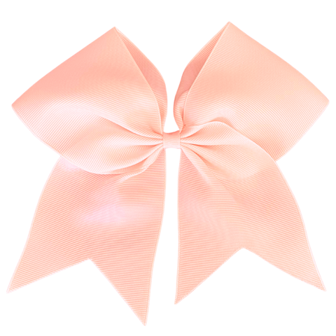 Peach Cheer Bow