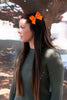 Orange Classic Hair Bow