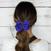 12 Blue Classic Cheer Bows Large Hair Bow with Clip