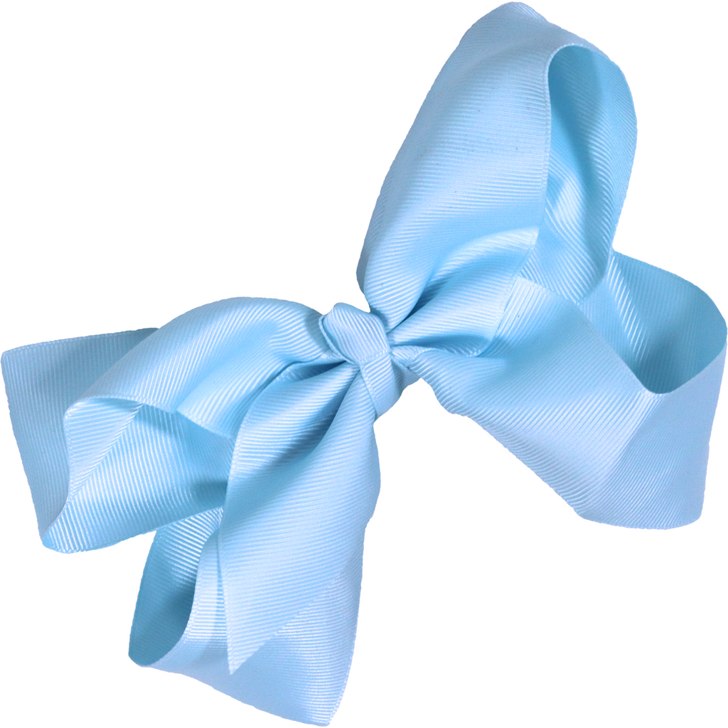 Carolina Blue Classic Cheer Bow Large Hair Bow with Clip