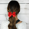 Red Classic Hair Bow