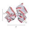 Classic Bow With Clip Holder Hair Bows Ribbon Bow Tie For Girls Baseball Balls