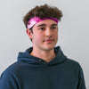 Cotton Headbands 12 Soft Stretch Headband Sweat Absorbent Elastic Head Band Tie Dye Pink