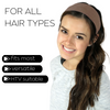 Tan Cotton Headbands - 12 Pack