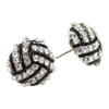 Volleyball Earrings Post Earrings Rhinestone Jewelry