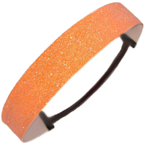 Glitter Headband Girls Headband Sparkly Hair Head Band Neon Orange