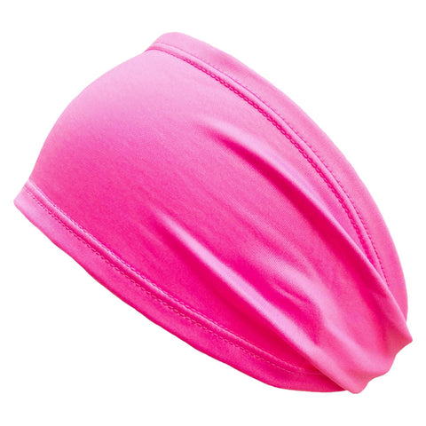 Performance Headband Moisture Wicking Athletic Sports Head Band Medium Pink