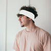 Wide Cotton Headbands 12 Soft Stretch Headband Sweat Absorbent Elastic Head Bands White