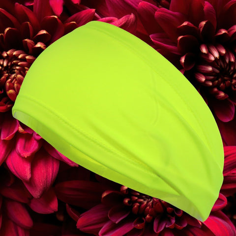 Neon Yellow Performance Headband