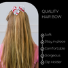 Classic Bow With Clip Holder Hair Bows Ribbon Bow Tie For Girls Baseball Seam