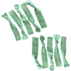 Turquoise Ribbon Hair Ties - 10