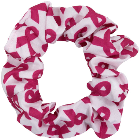 Cotton Scrunchies Breast Cancer Awareness Scrunchie Ponytail Holder